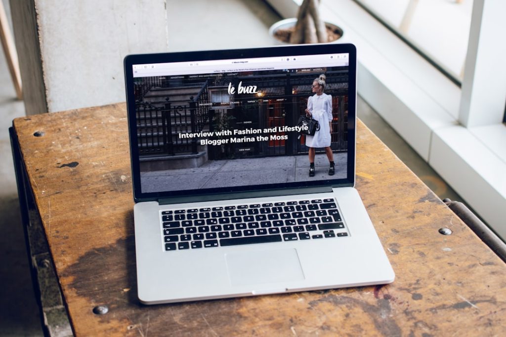 Photo Website mockup