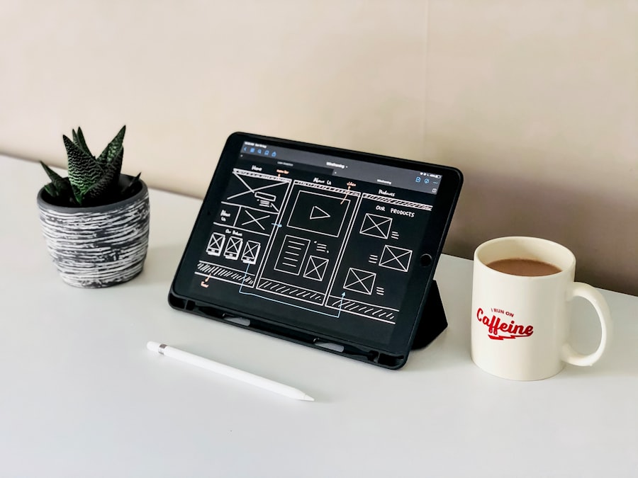 Photo Website wireframe