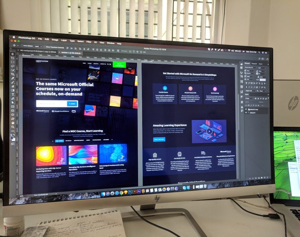 Photo web design